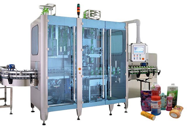 double head sleeve labeling machine