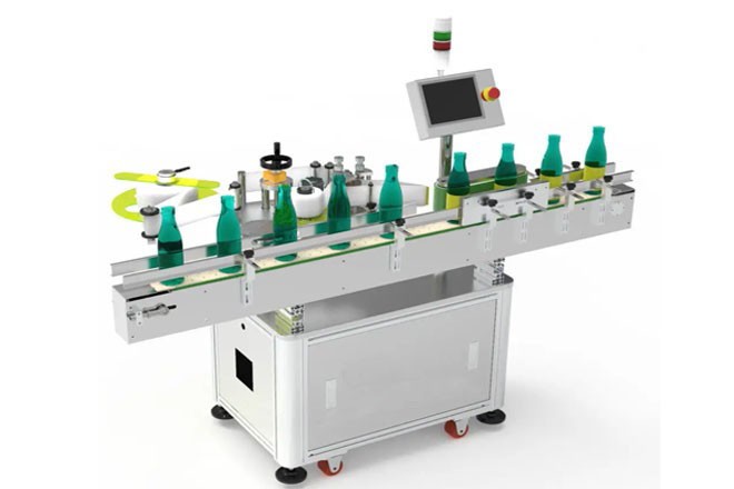 automatic round bottle labeling machine